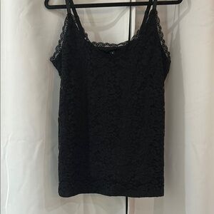 Black Lace Camisole Top